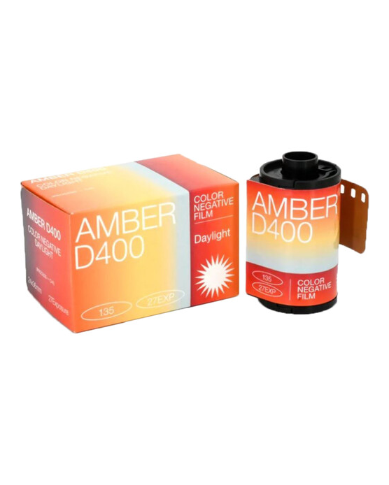 Amber D400 Color Negative Movie Film (35mm Roll Film, 27 Exposures)