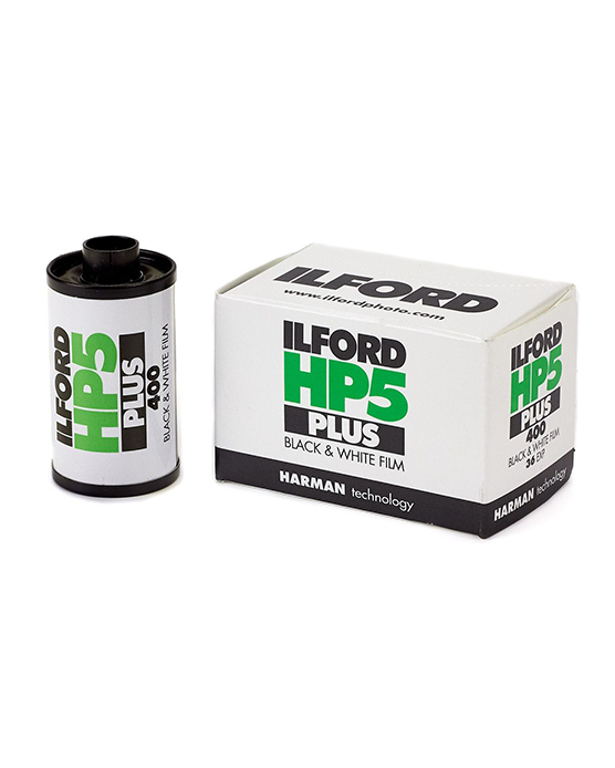 Ilford HP5 Plus Black and White Negative Film (35mm Roll Film, 36 Exposures)