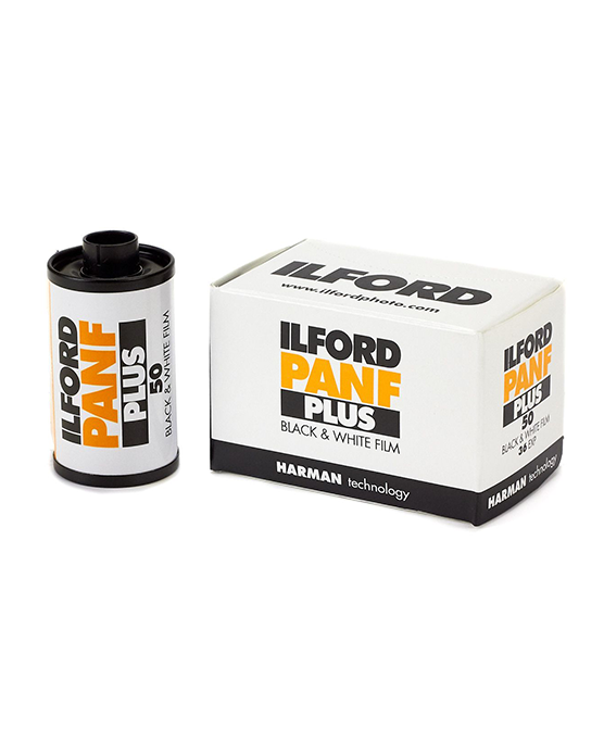 Ilford Pan F Plus Black and White Negative Film (35mm Roll Film, 36 Exposures)