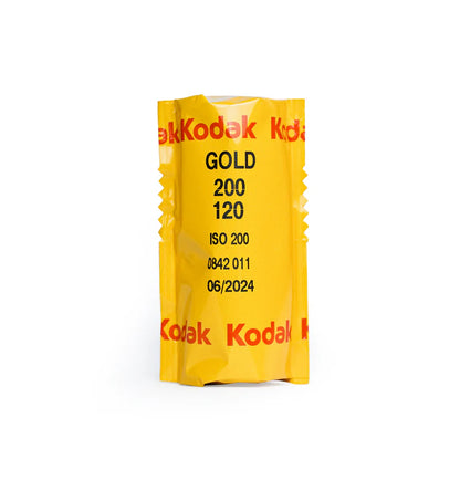 Kodak Professional Gold 200 Color Negative Film (120 Roll Film, 1-Roll)