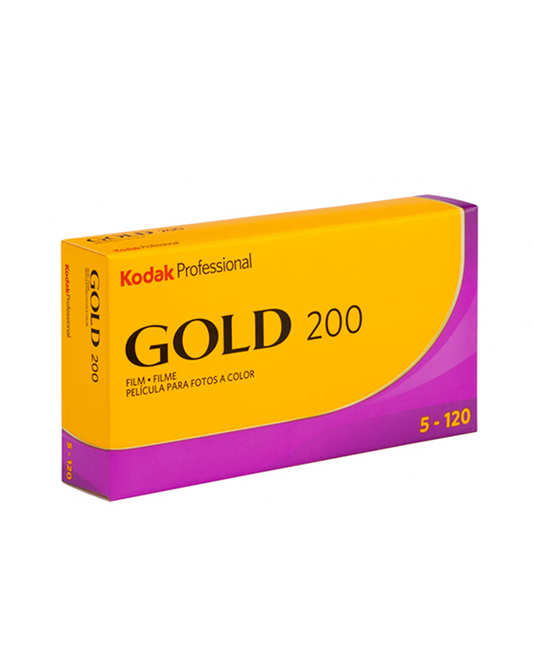 Kodak Professional Gold 200 Color Negative Film (120 Roll Film, 1-Roll)